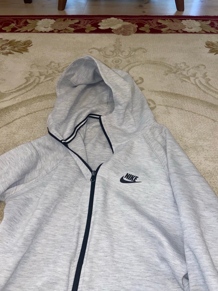 Nike Gri Fermuarlı Erkek Sweatshirt - Görsel 2
