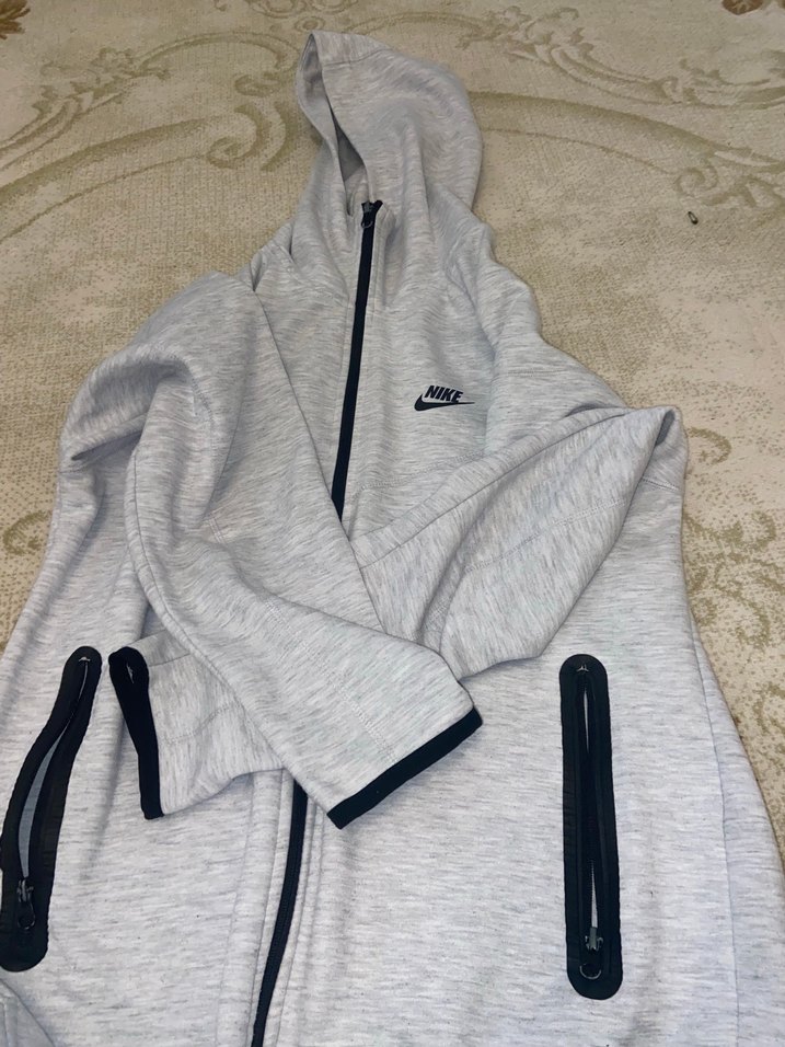 Nike Gri Fermuarlı Erkek Sweatshirt - Görsel 3