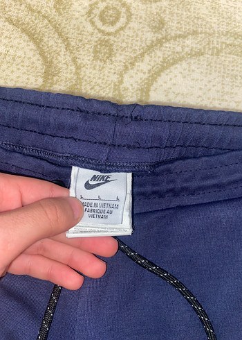 Erkek Lacivert Rahat Kesim Fermuarlı Eşofman Altı - Görsel 2