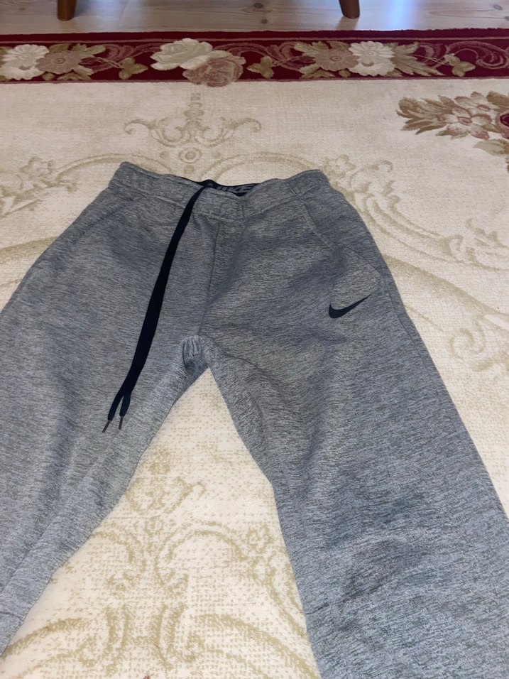 Erkek Gri Fermuarlı Kapüşonlu eşofman takımı - Görsel 5