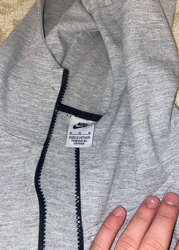 Gri Erkek Nike Tech - Görsel 3