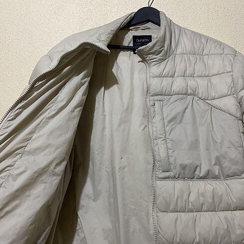 Erkek şişme mont krem defactı - Görsel 3