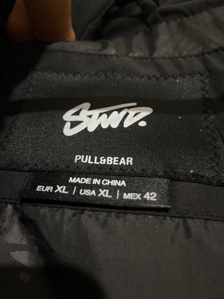 Erkek Siyah Fermuarlı Şişme Mont Oversize - Görsel 5