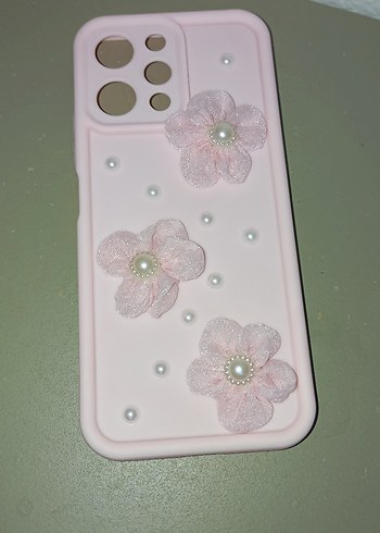 Pembe Bohem İnci Detaylı redmi 12 Telefon Kılıfı - Görsel 4