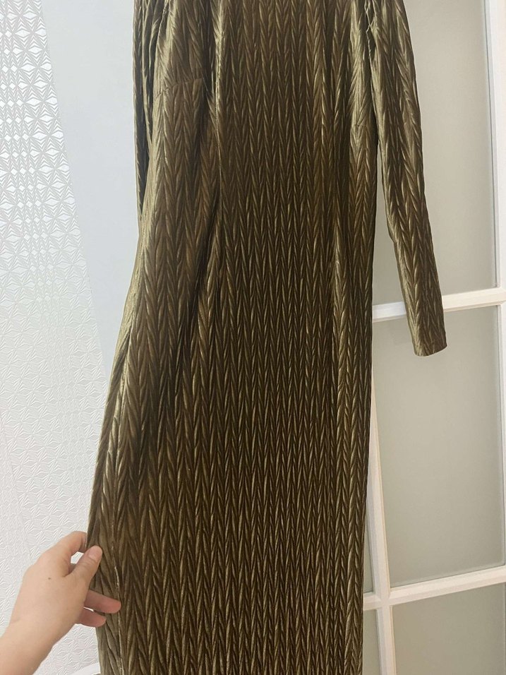 Kadın Uzun Pilili Bohem Elbise - Görsel 5