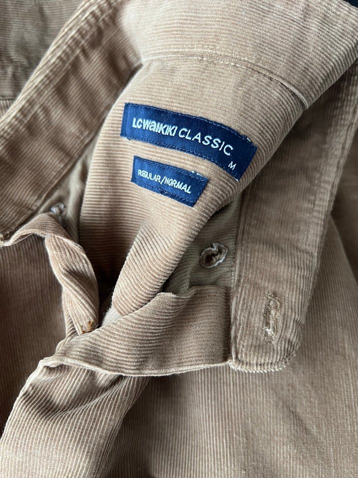 Lcw Düğmeli erkek  Süet Gömlek - Görsel 3