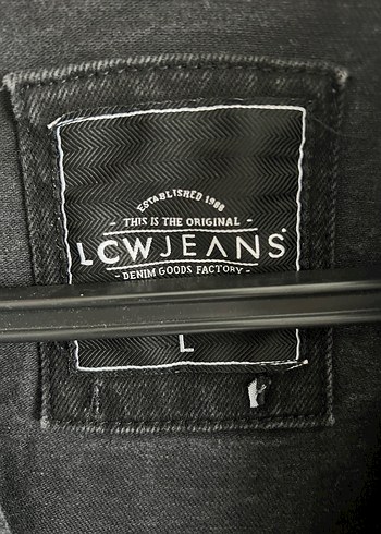 Siyah Fermuarlı Biker Denim Ceket - Görsel 3