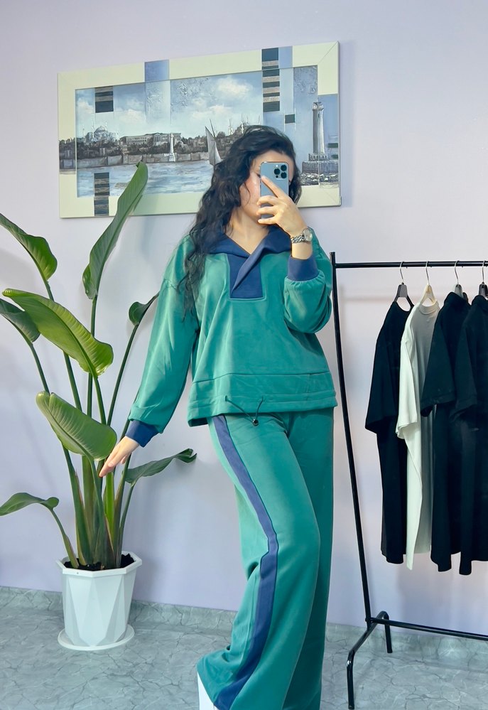 OYSHO KUMAŞ EŞOFMAN TAKIM - Görsel 2