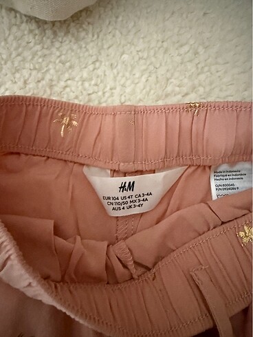 4 Yaş Beden H&M kız çocuk pantolon