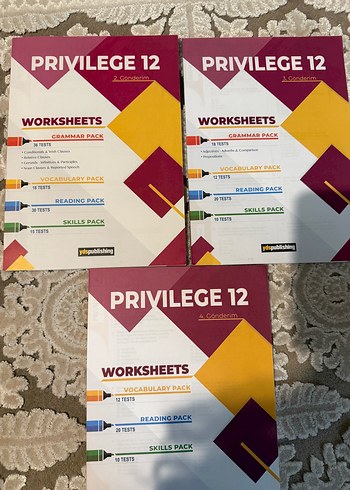 Privilege 12 worksheets