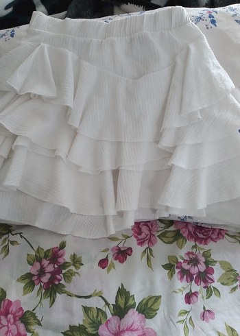 Bej Midi Kadın Mini Etek - Görsel 5