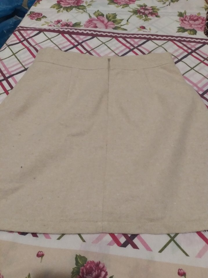 Bej Midi Kadın Mini Etek - Görsel 2