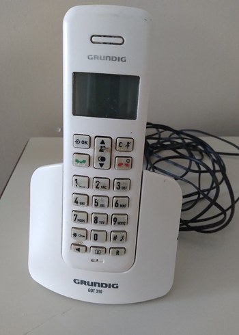 Beyaz Grundig Kablosuz Telefon - Görsel 2