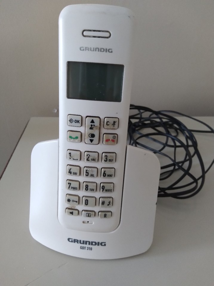 Beyaz Grundig Kablosuz Telefon - Görsel 2