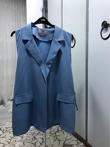 Blazer yelekli takım