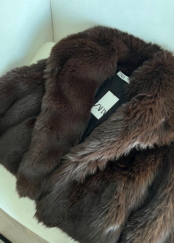 Zara Acı Kahverengi Kürk