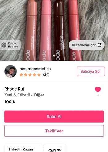 Diğer Rhode Stick Allık - Camel Renk