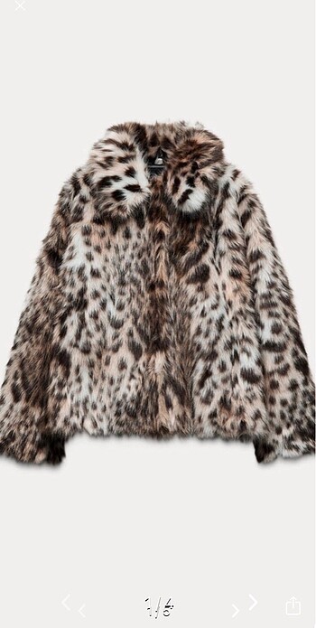 Zara Leopar desenli kürk