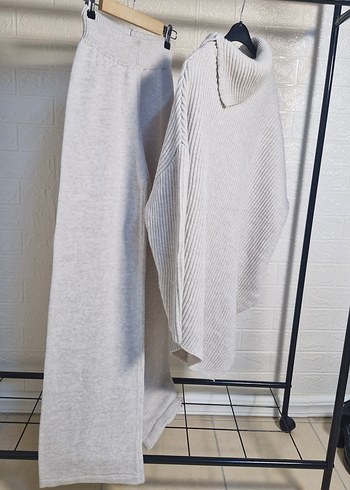 Ekru Renk Triko Takım SM.LXL Bedenler - Görsel 6