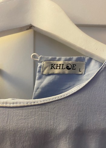 Mavi bel detaylı fırfırlı gömlek - Görsel 3