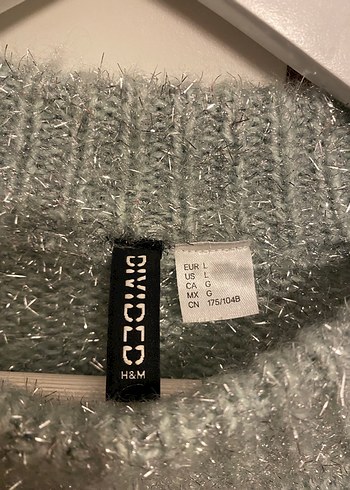 Turkuaz simli kazak - Görsel 3