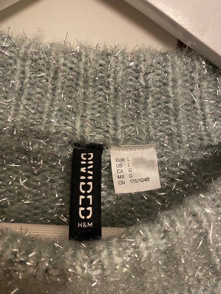 Turkuaz simli kazak - Görsel 3