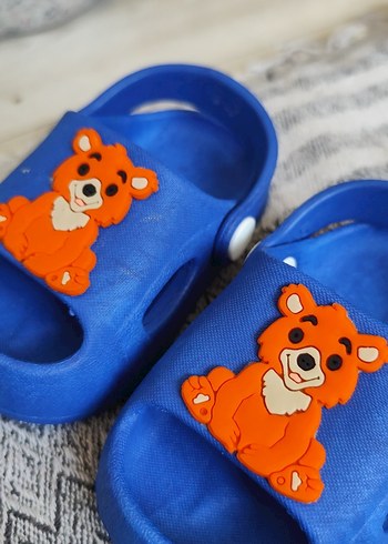 Crocs Mavi Baskılı Erkek Çocuk Terliği