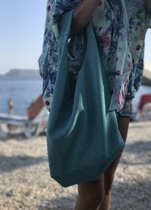 Mavi Torba Çanta