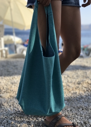 universal Beden Mavi Torba Çanta