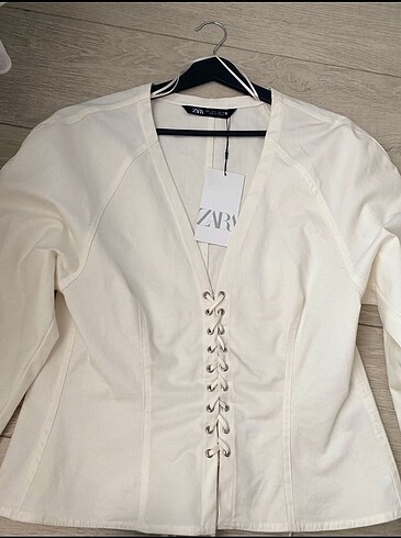 Zara bağlamalı bluz