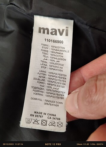 Mavi Jeans Mavi jeans kaztuyu kaban