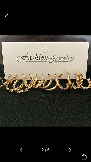 Gold küpe
