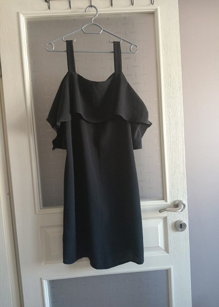 Defacfo omuzları açık elbise  - Görsel 3