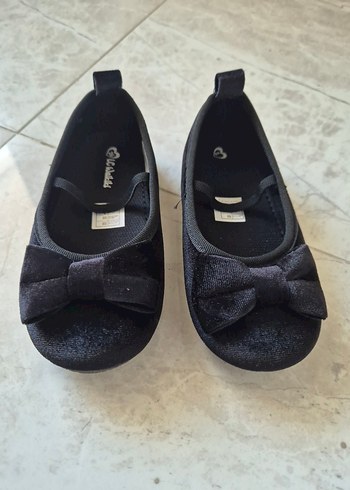 Kız Çocuk Siyah Fiyonk Detaylı Babet - Görsel 3