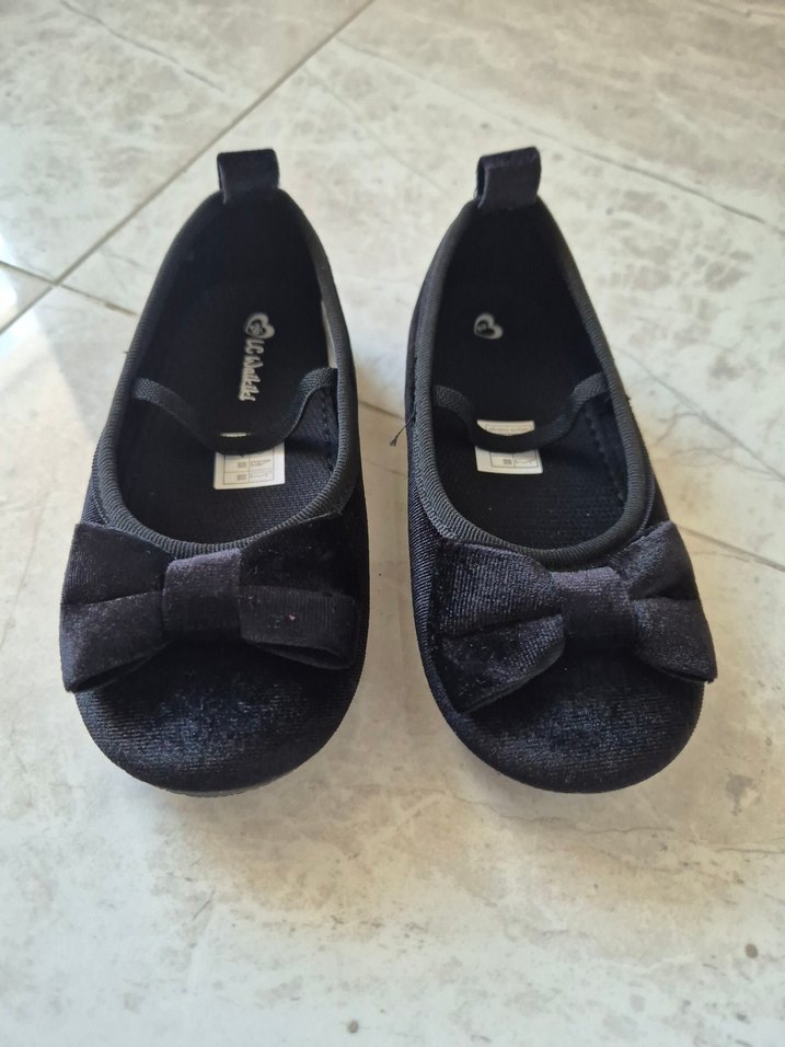 Kız Çocuk Siyah Fiyonk Detaylı Babet - Görsel 3