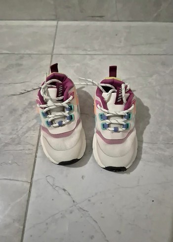Zara Zara Renkli Bağcıklı Kız Çocuk Spor Ayakkabı