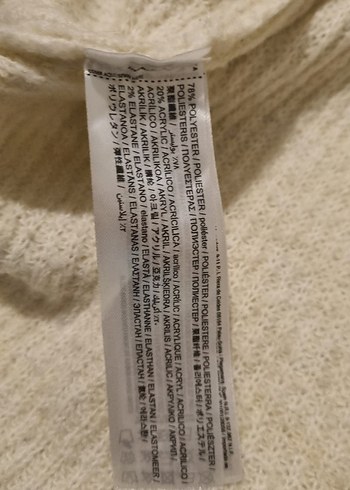 s Beden beyaz Renk Mango Yünlü Kazak