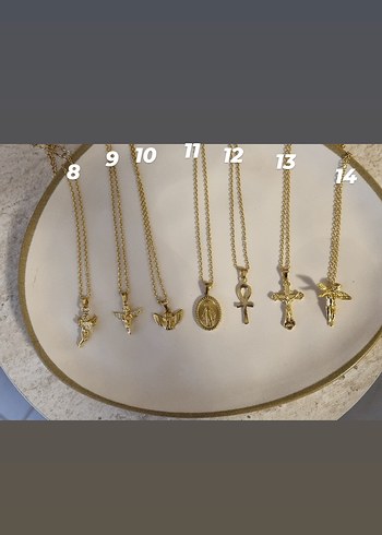 American Vintage Çelik kolye 3 Adet 500| kısa süre|