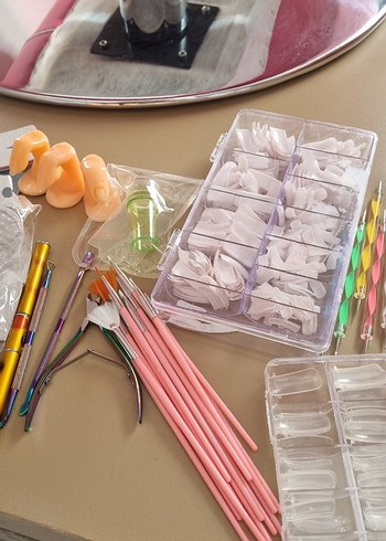 Sheinside Protez tırnak malzemeleri tırnak charm nail art set