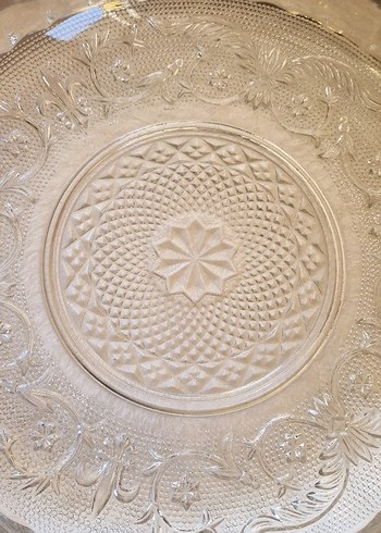 antika   kesme  kristal meyve tabağı - Görsel 6