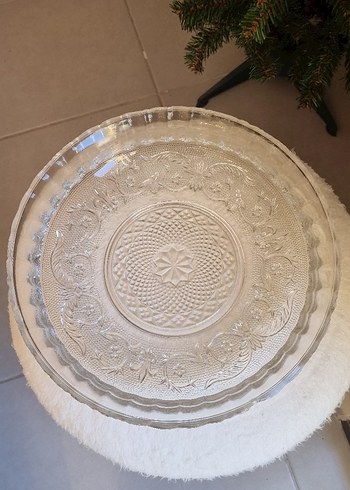 antika   kesme  kristal meyve tabağı - Görsel 5