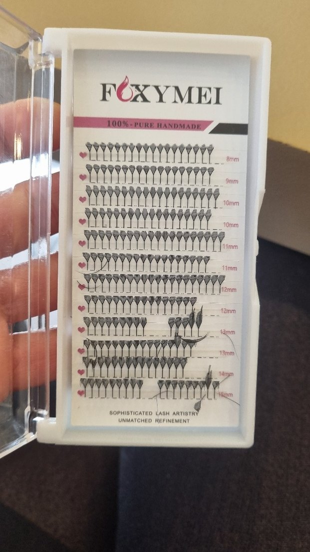 Gri FOXYMEI Takma Kirpik Seti Hazır demet - Görsel 3