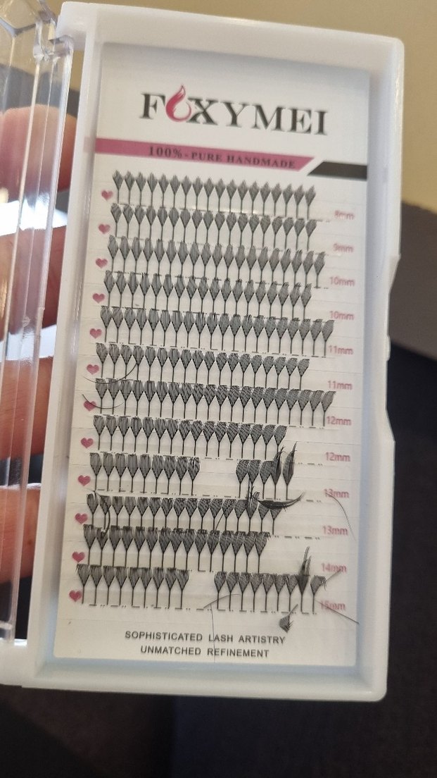 Gri FOXYMEI Takma Kirpik Seti Hazır demet - Görsel 2