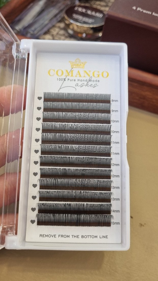 Gri COMANGO El Yapımı Takma Kirpik Seti - Görsel 3