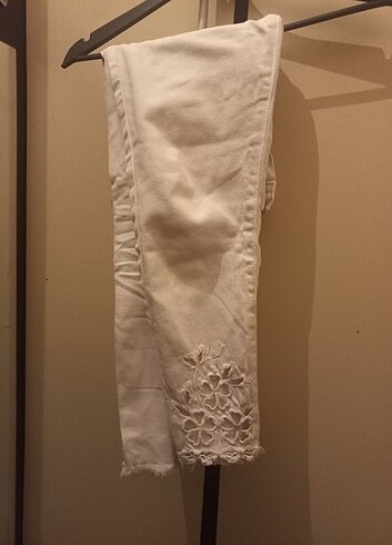 Kadın beyaz pantolon - Görsel 3