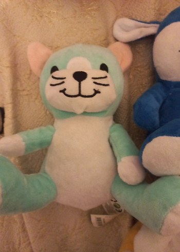 Pastel Renkli Peluş Oyuncak Seti - Görsel 2