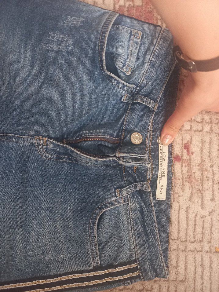 dar paça kot pantolon lc marka - Görsel 3