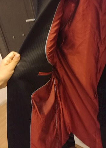 Düğmeli Beyaz Modern Klasik Erkek Takım Elbise damatlık - Görsel 4