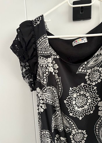 Bohem Desenli kısa Elbise - Görsel 3