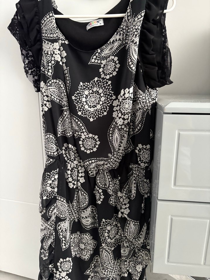 Bohem Desenli kısa Elbise - Görsel 2